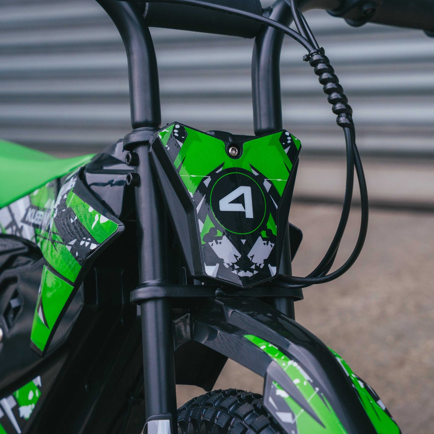 Kubbi K4 Dirt Bike kids electric off-road bike ages 3-7 with 150W motor and 12-inch pneumatic tyres