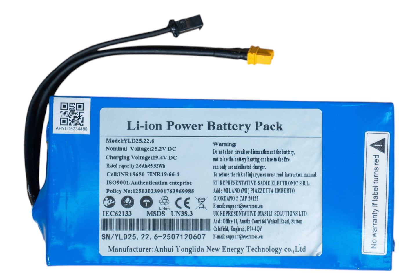 S9 Pro smartphone battery close-up