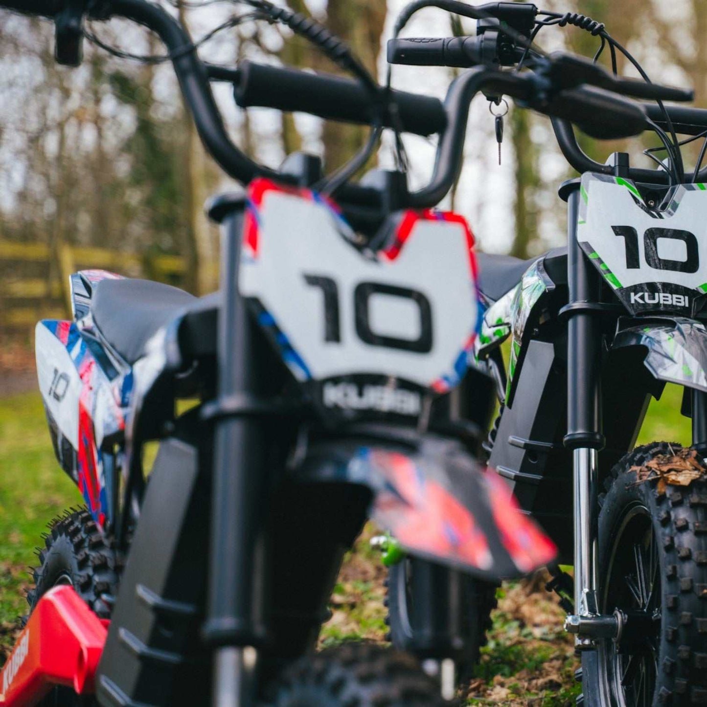 Kubbi K10 Pro electric dirt bike for teens with 800W motor and 14-inch off-road tires