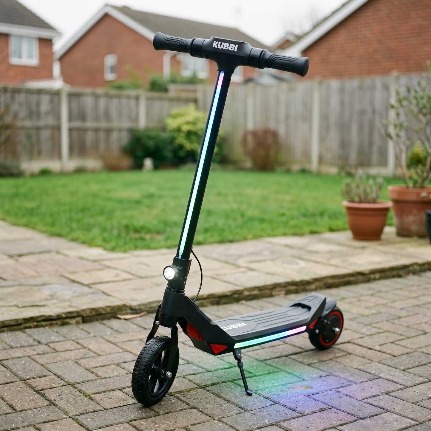 Kubbi S7 Pro Junior Off-Road Electric Scooter for ages 8-13 with 200W motor and splash-resistant design