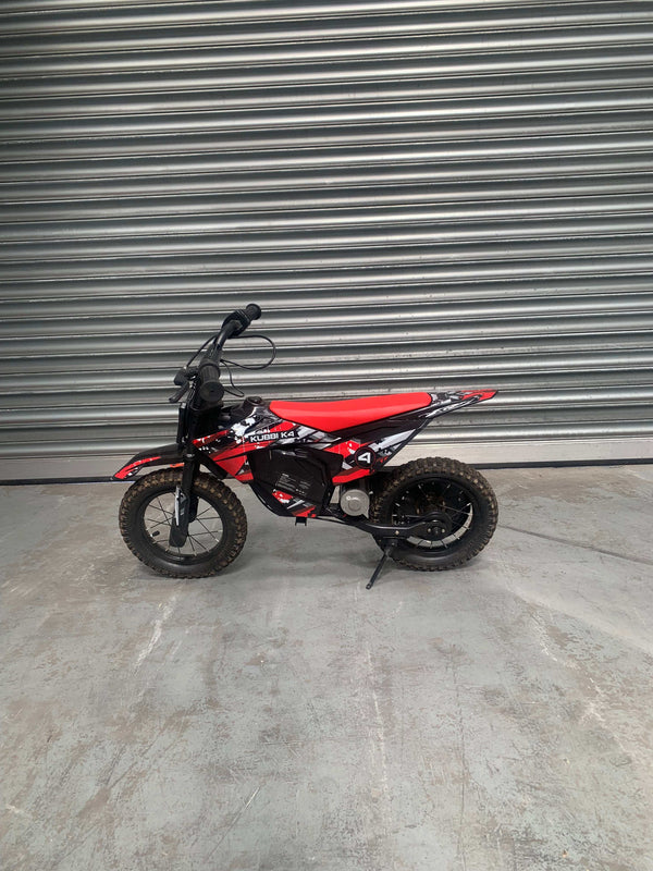 Kubbi K4 used electric dirt bike in good condition for Belfast warehouse collection