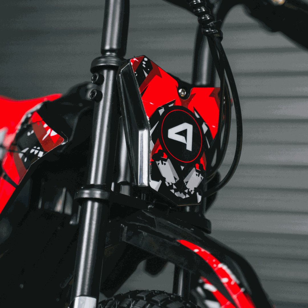 Kubbi K4 Dirt Bike electric off-road bike for kids aged 3-7 with 12-inch pneumatic tires and dual speed modes