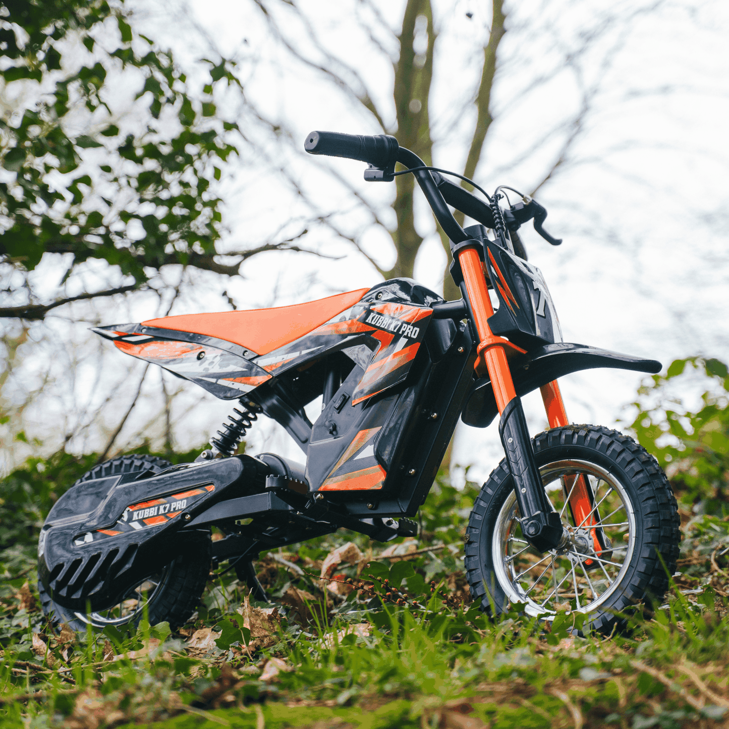 Kubbi K7 Pro Dirt Bike kids electric off-road bike ages 6-10 with 300W motor and adjustable speed modes