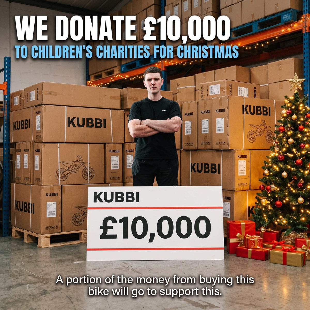 Kubbi donates £10,000 to children's charities every Christmas — every purchase helps support this